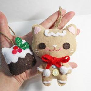 Gingerbread Cat and Meow Christmas ..