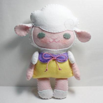 Little Lamb Mia - PDF Doll Pattern