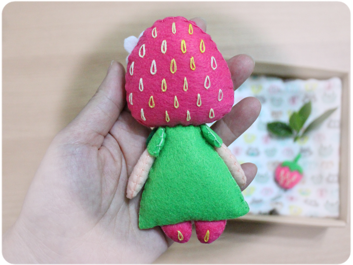 Strawberry Girl - Pdf Doll Pattern on Luulla